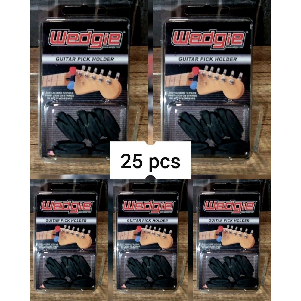 WEDGIE 5× The 5pc Bundle: 25 Guitar Pick Holders / The Original!